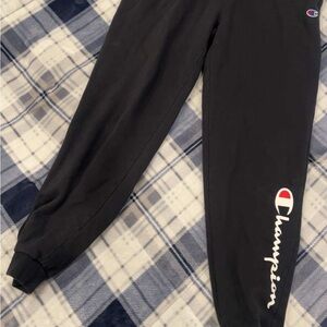 Champion Black Sweatpants Relaxed Fit Joggers